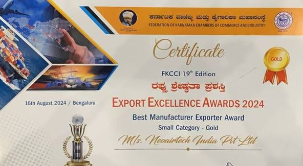 Export excellence award